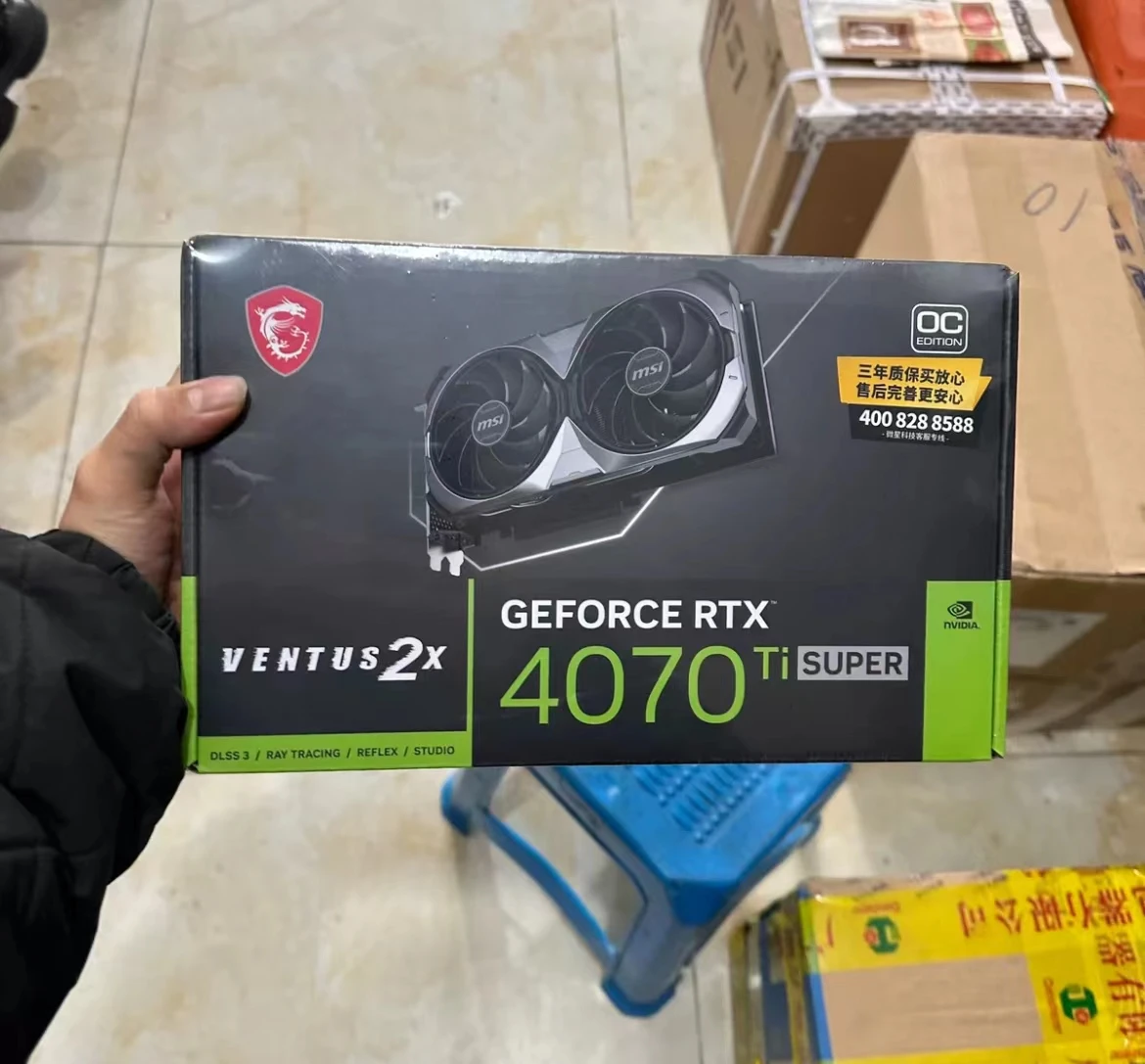 New Gpu 40series 4060 4060ti 4070 Super 4070Ti super 4080 4090 GDDR6X 256bit gpu Game Gpu