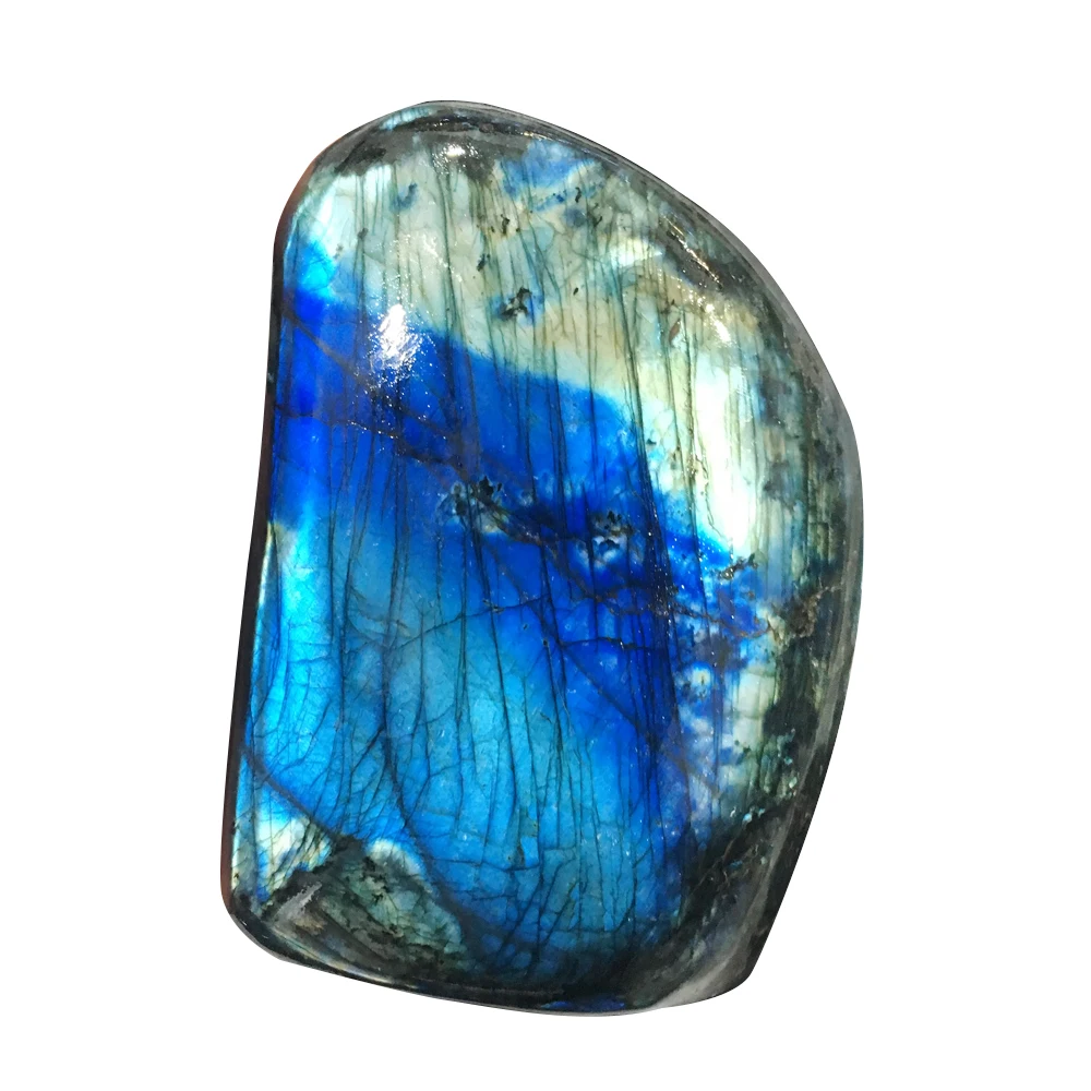 

Top! Natural Flash Labradorite Quartz Crystal Stone Original Specimen Moonstone spectrum stone teaching specimens Home Decora