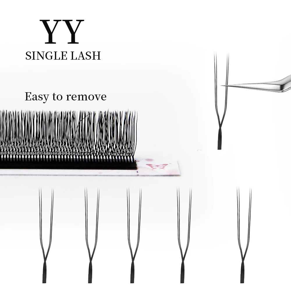 Godin U-vormige YY 3D 4D 5D Wimpers Verlenging Handgemaakte Premium Zachte Premade Fan U Wimpers Schoonheid Make-up W Bloom Wimpers