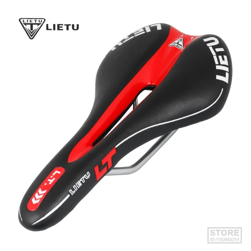 LIETU Bicycle Saddle MTB Road Bike Cycling Silicone Skid-Proof  Seat Silica Gel Cushion  Leather Cycle Accessories