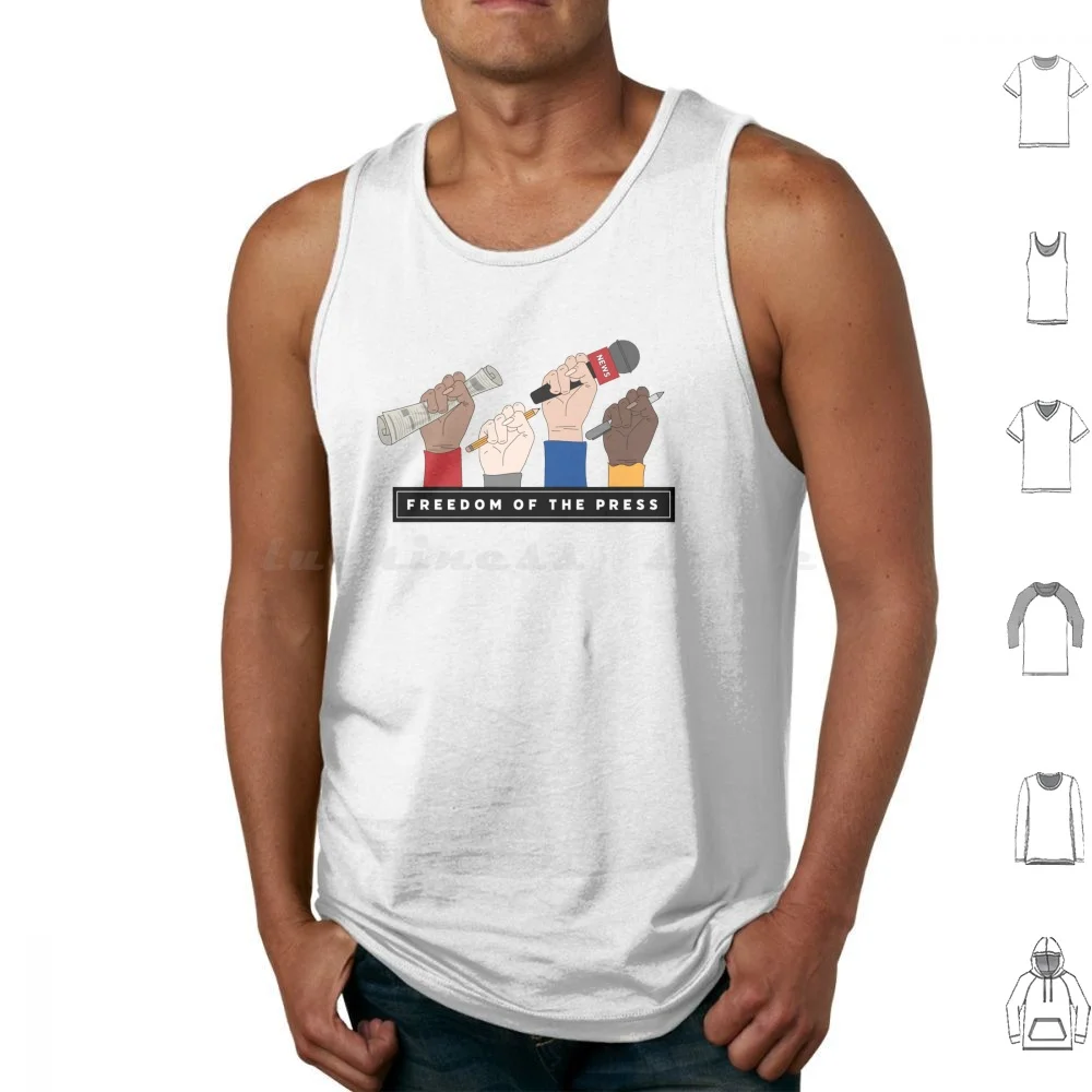 Of The Press Tank Tops Vest Sleeveless Journalism Journalist Of The Press Of Press News Media