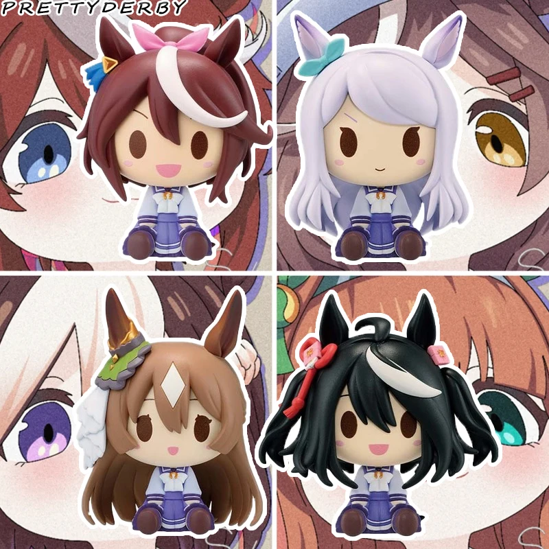 PrettyDerby GoldShip شخصيات الحركة الصغيرة لطيف الهيكل سطح المكتب الحلي الزينة تمثال أطقم منمذجة مفاجأة Otaku اللعب الهدايا