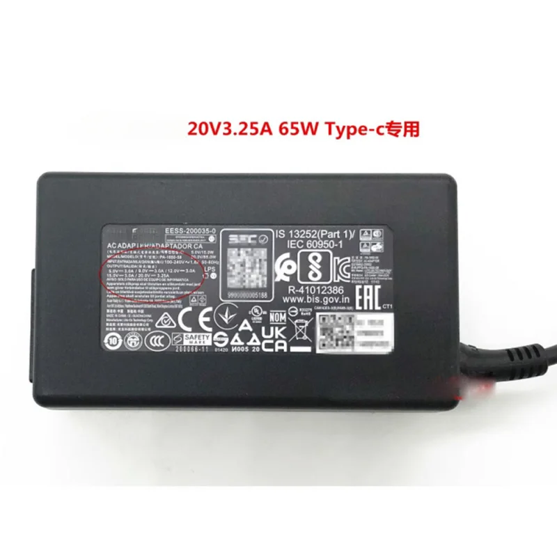 H FOR Acer Extraordinary Go 13 14 16 Power Adapter SFG14-71 N23C6