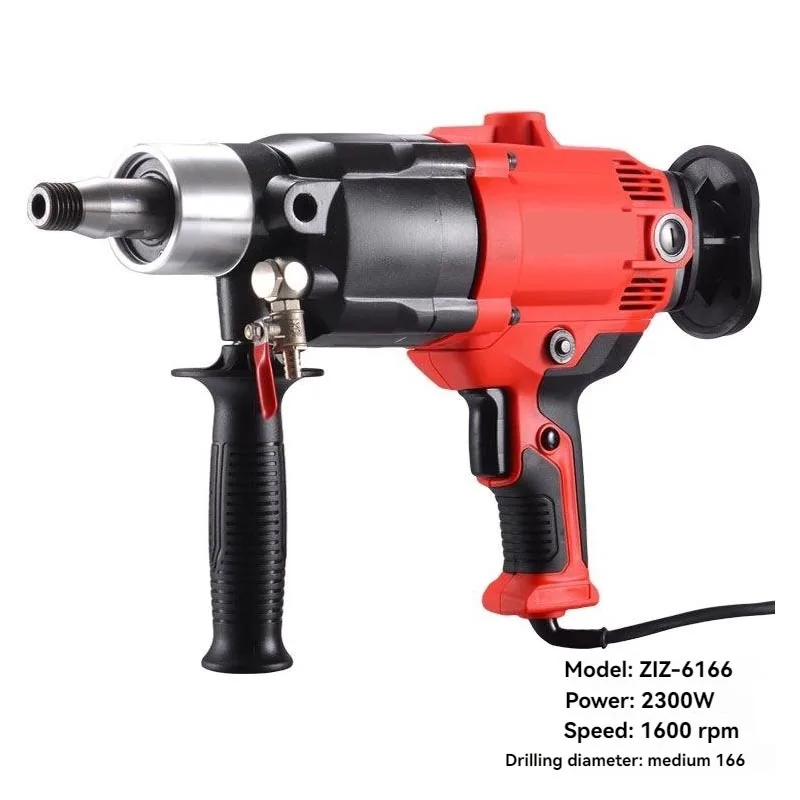 Waterless Seal Diamond Core Drilling Machine Stable High Torque Motor For Construction Site Large Scale Concrete Stone Wall