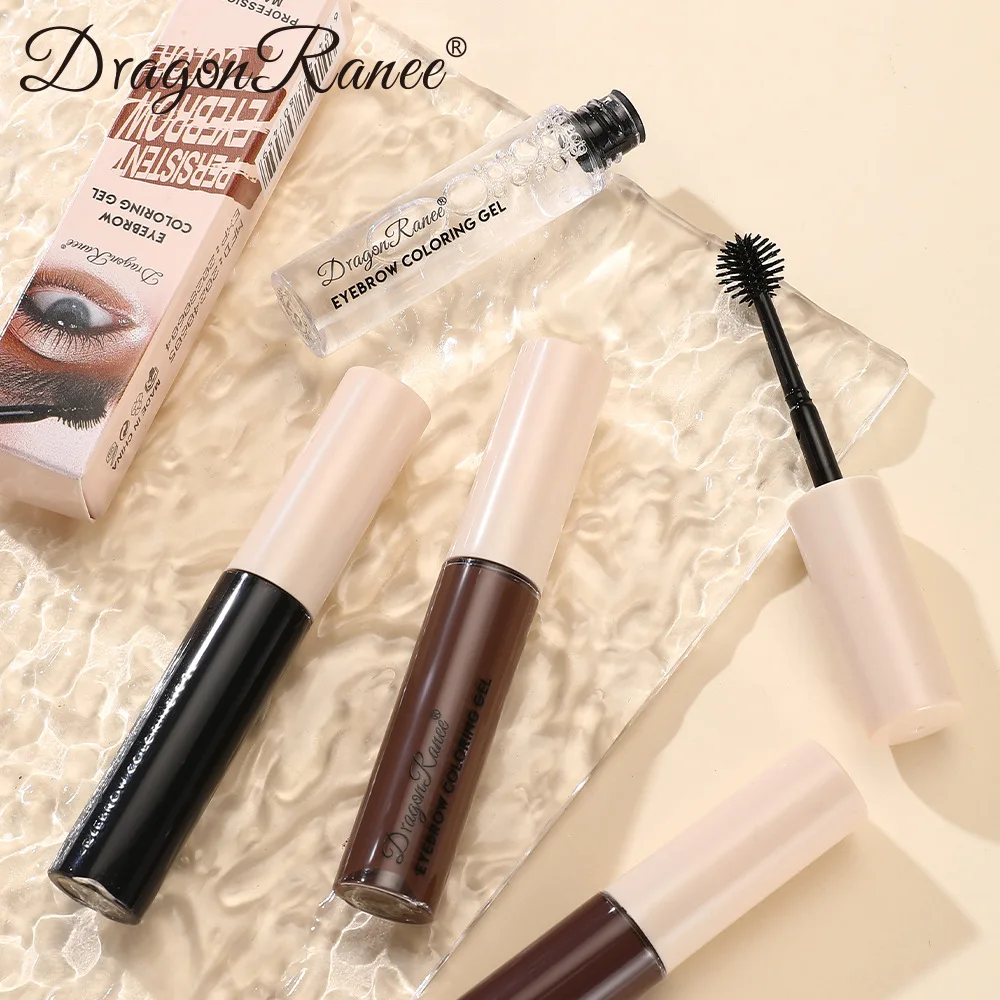 Gel per sopracciglia trasparente impermeabile ad asciugatura rapida Tinta naturale per styling a lunga durata per sopracciglia definite Trucco cosmetico