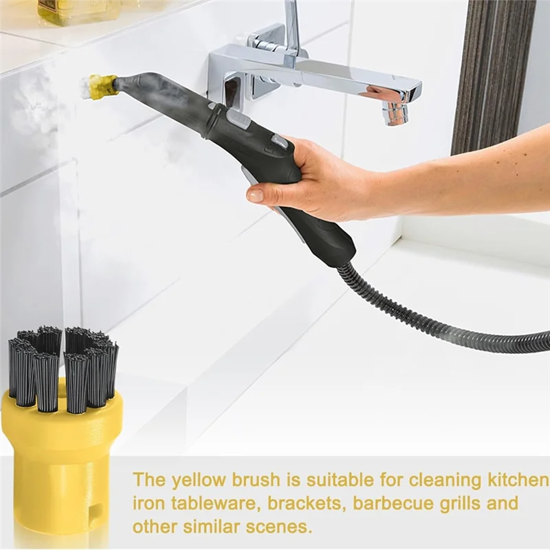 EAS-Steam Cleaner فرشاة مستديرة فوهة الطاقة رئيس يا الدائري لأجزاء منظف البخار Karcher SC1/SC2/SC3/SC4/SC5