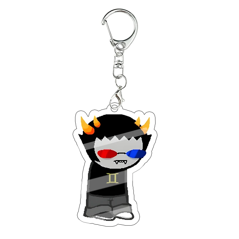 Homestuck AdiosToreador Dave Acryl-Schlüsselanhänger Dekorationszubehör Anhänger Schlüsselanhänger Figuren Mädchen Tasche Geburtstagsgeschenk – Detail 32