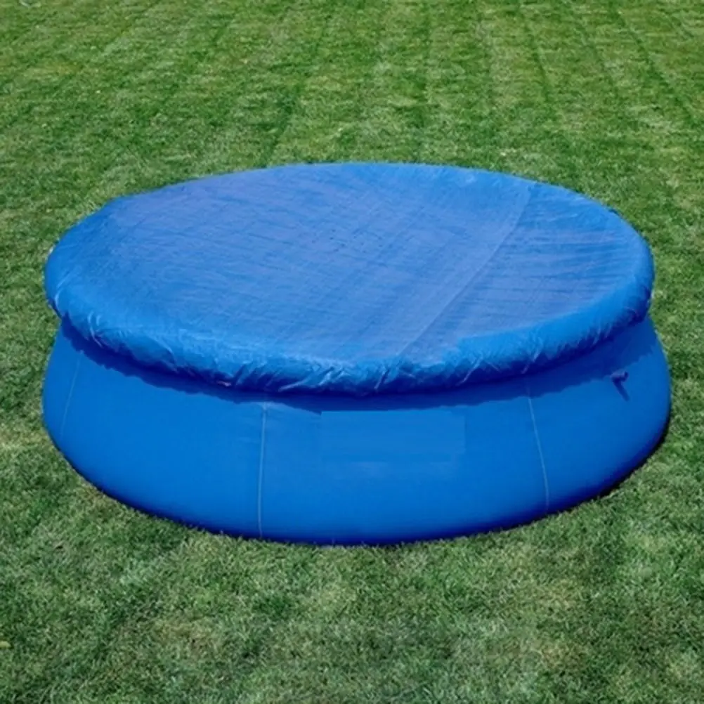 Swimming Pool Dust Cover 183cm Round Inflatable Pools Solar Blanket Dustproof Cover Summer Child Bath Facility