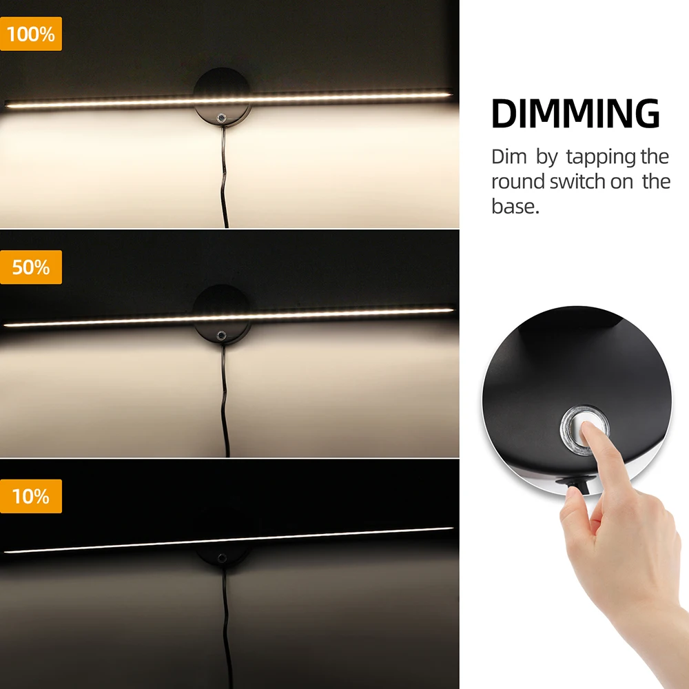 Imagem -05 - Mantolite-led Dimmable Banheiro Vanity Luminária 32 Picture Wall Sconce Montado Plug Espelho do Banheiro Luz Frontal 18w