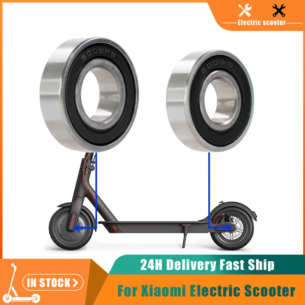 6001RS /6002RS High Speed Precision Front Motor Bearing Rear Wheel Ball Bearings For Xiaomi M365 Pro 1S Electric Scooter Parts