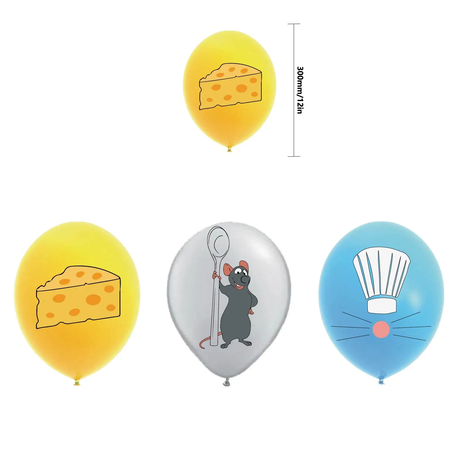 Ratatouille Balloon kids Birthday Party supplies Decoration mouse Ballon Arches Room Home Decoration Boys Gift baby Shower