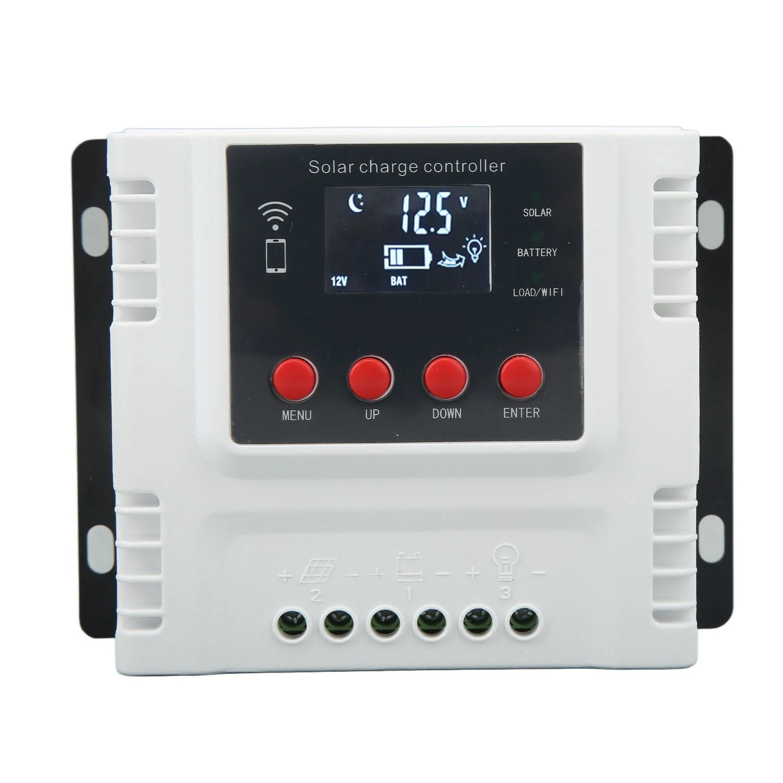 

10A MPPT Solar Charge Controller Solar Panel Controller for Villas Outdoor Touring Car Yacht Ship