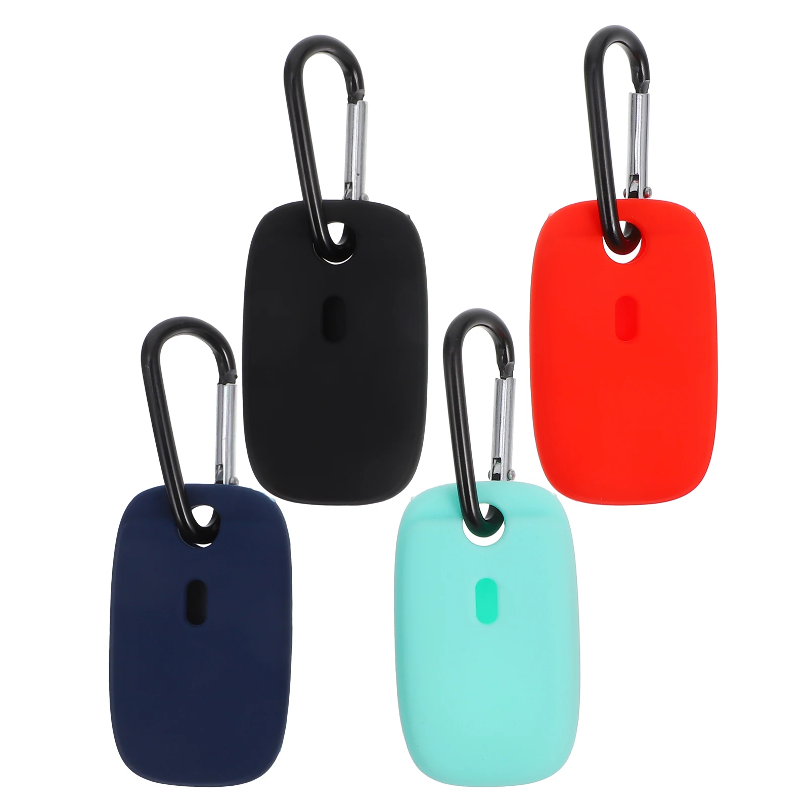 

4pcs Silicone Case Black Red Dark Protective Case Green Protective Tracer Cover Cover Dust Proof