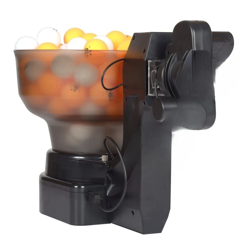 Table tennis automatic serve machine, multi-rotation and multi-drop point, ball practitioner