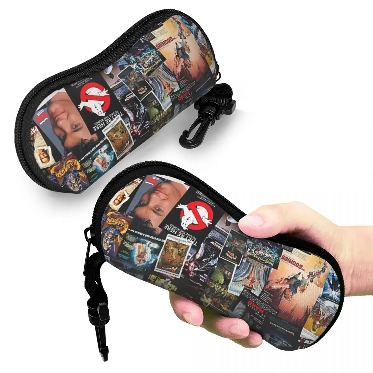 

1980s Movie P Shell Glasses Case Protective Sunglasses Box Women Men Soft Eyeglass Bag Pouch