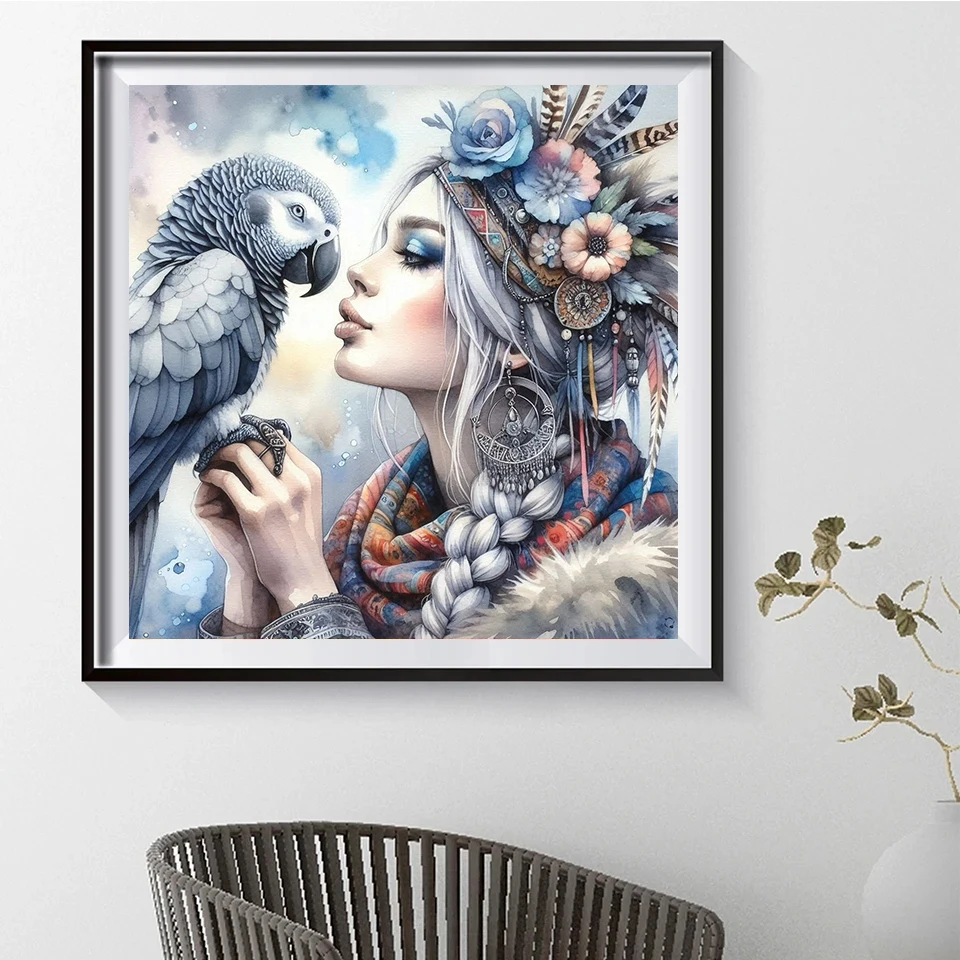 Diamentowe Malowanie Kobieta i – Embroidery Rose Stitch recenzja i cena