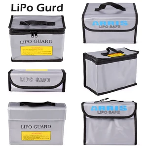 Lipo Guard Safety Bag Fireproof Explosion-Proof Portable Lipo Safety Bag for RC FPV Racing Drone Car Battery Safe