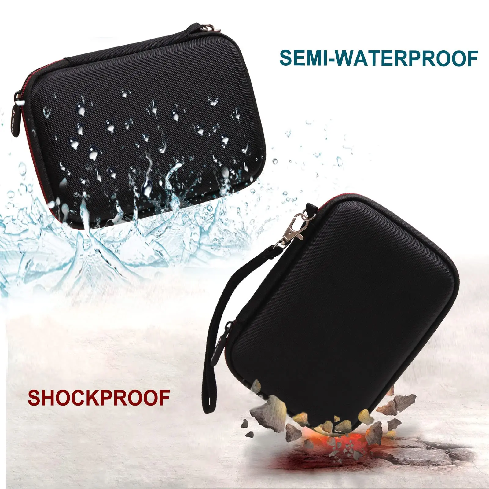 Custodia rigida in EVA per VTech KidiZoom Creator Cam Borsa protettiva per il trasporto della fotocamera giocattolo per bambini