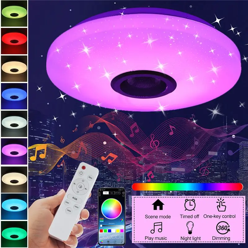 

Nordic Modern светодиодный, энергосберегающая потолочная лампа для коридора, RGB, умная музыка, коридора, декор для кухни, люстра, панель