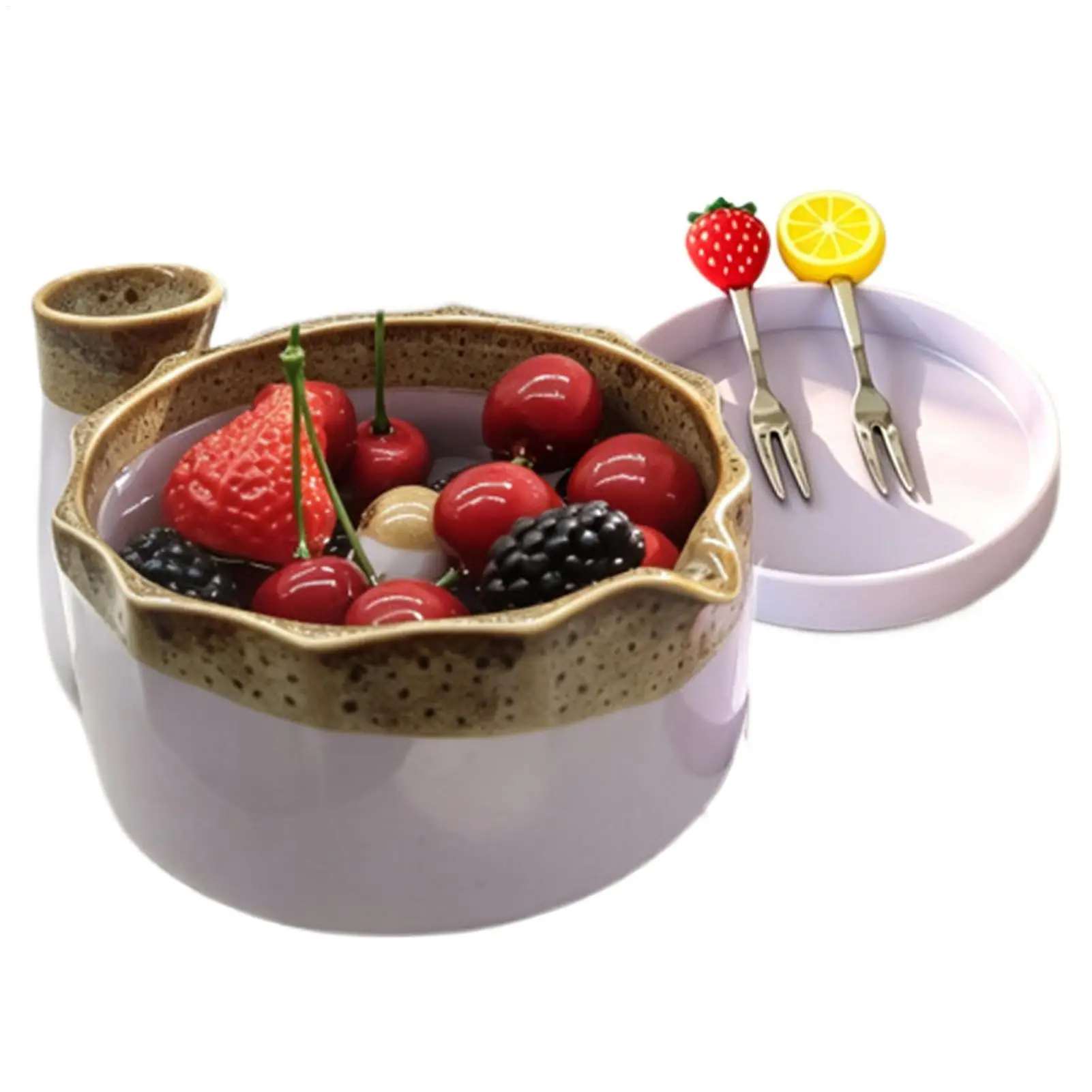 Produce Washing Bowl Berry Washing Bowl Ceramic Rinse Washer Spinner with Raised Center for Strawberries Raspberries Grapes