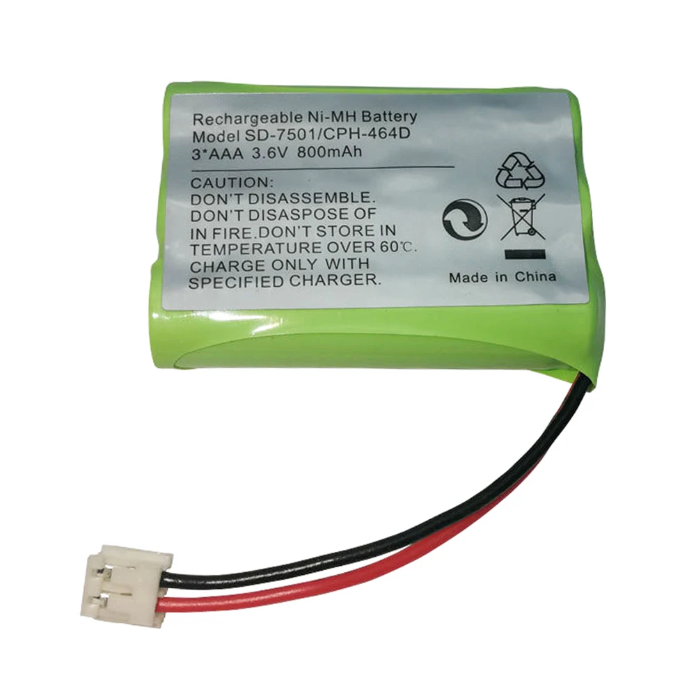 Akumulator Ni-MH 3.6V 800mAh dla SD-7501 v-tech 89-1323-00-00 AT & T Lucent 27910 CPH-464D 3 * AAA 3.6V wymienna bateria