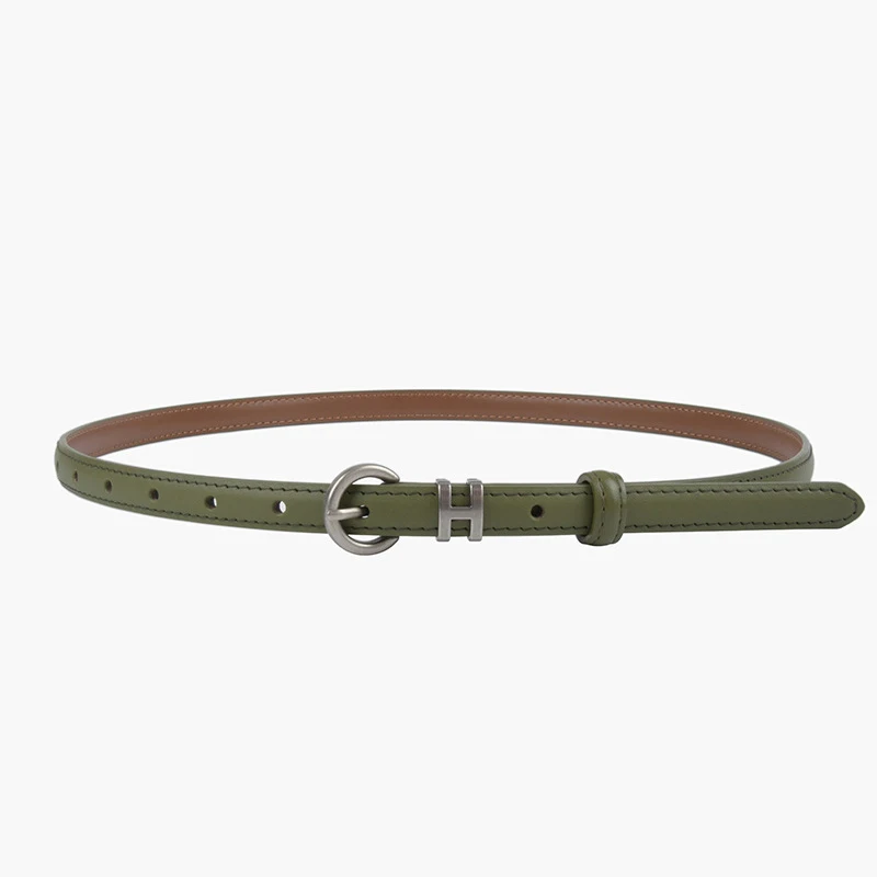 เข็มขัดแท้ใหม่เอี่ยม, กางเกงยีนส์, กางเกงลำลอง, ชุดเดรส, เข็มขัดคุณภาพสูง, เข็มขัดของผู้หญิงมีแบรนด์หรู, เข็มขัดผู้หญิงดีไซน์เนอร์