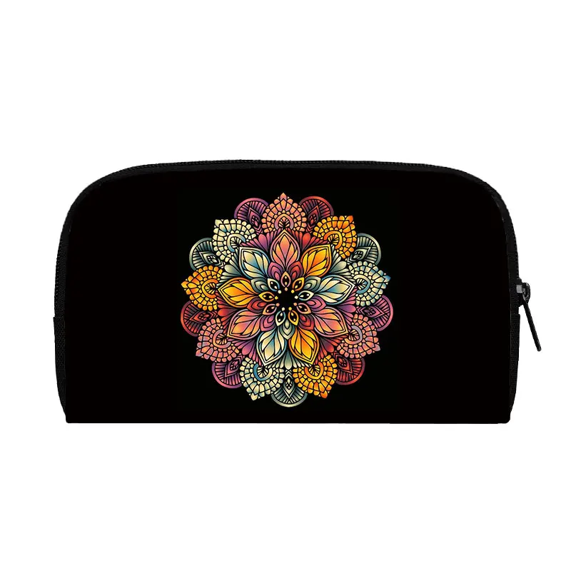 3D Mandala fiore stampato portafoglio donna Shopping portamonete portatile modello multicolore Fashion ID carta di credito borsa regalo