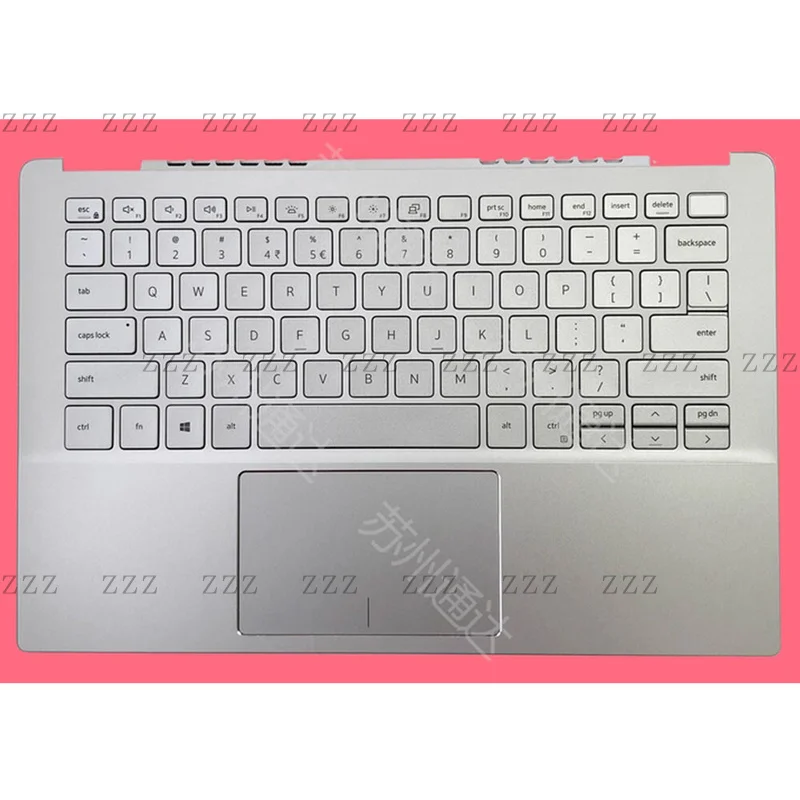 ZZ For DELL Inspiron13 5000 5390 5391 Backlit Keyboard Palmrest Upper Case 0HK7WH