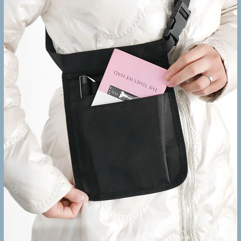 Multifunctional tool belt, outdoor portable storage bag, categorized and layered waist bag, hanging bag