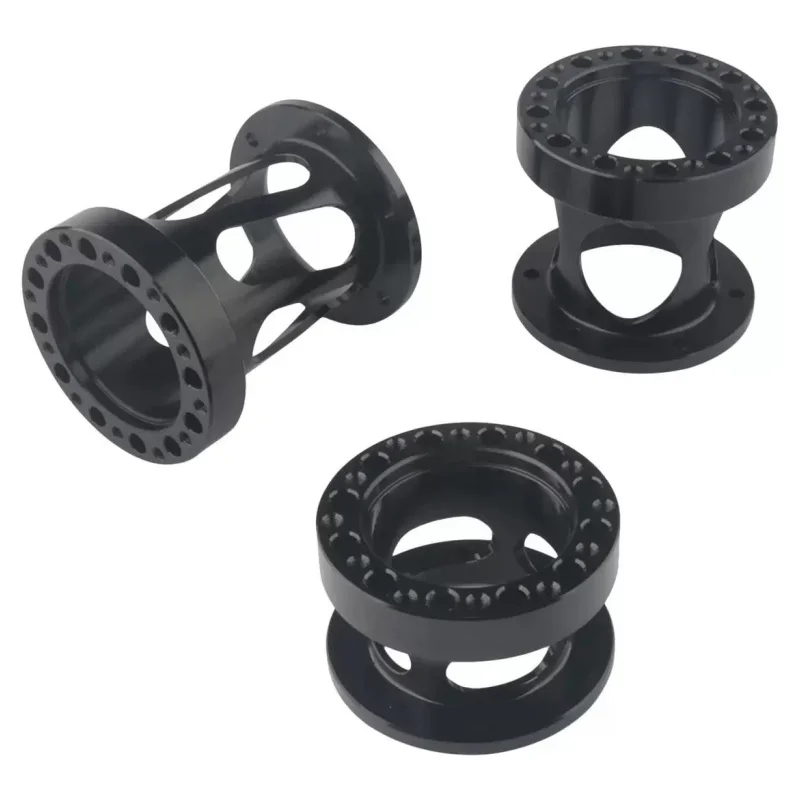 

New hollow out Universal Steering Wheel Hub Spacer 12/51/76/101 mm Steering Wheel Hub Boss Kit Adapter Spacer Black