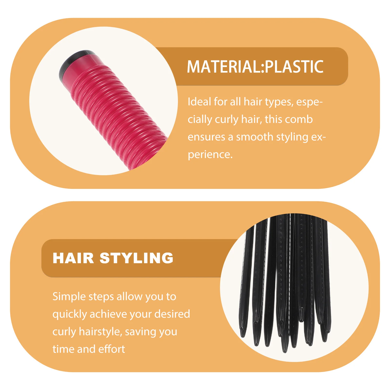 

2 шт., расческа для завивки волос, инструмент для укладки объема, портативная щипцы для завивки волос, рулонная расческа, противоскользящая щетка для сухой завивки волос