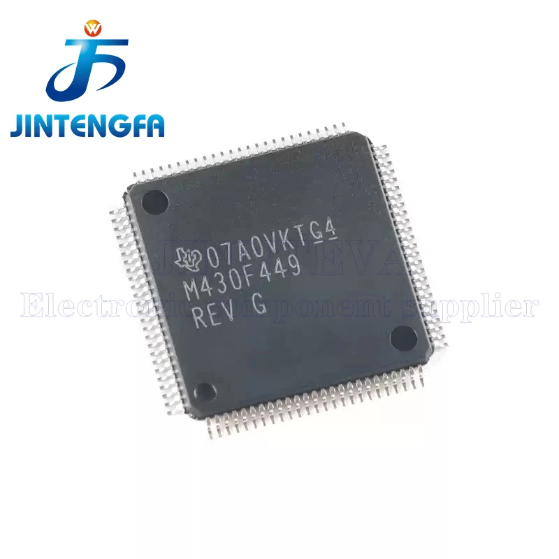 MSP430F449IPZR MSP430F449 M430F449 LQFP-100 16-bit Microcontrollers - MCU 16B Ultra-Lo-Pwr MCU SMD IC