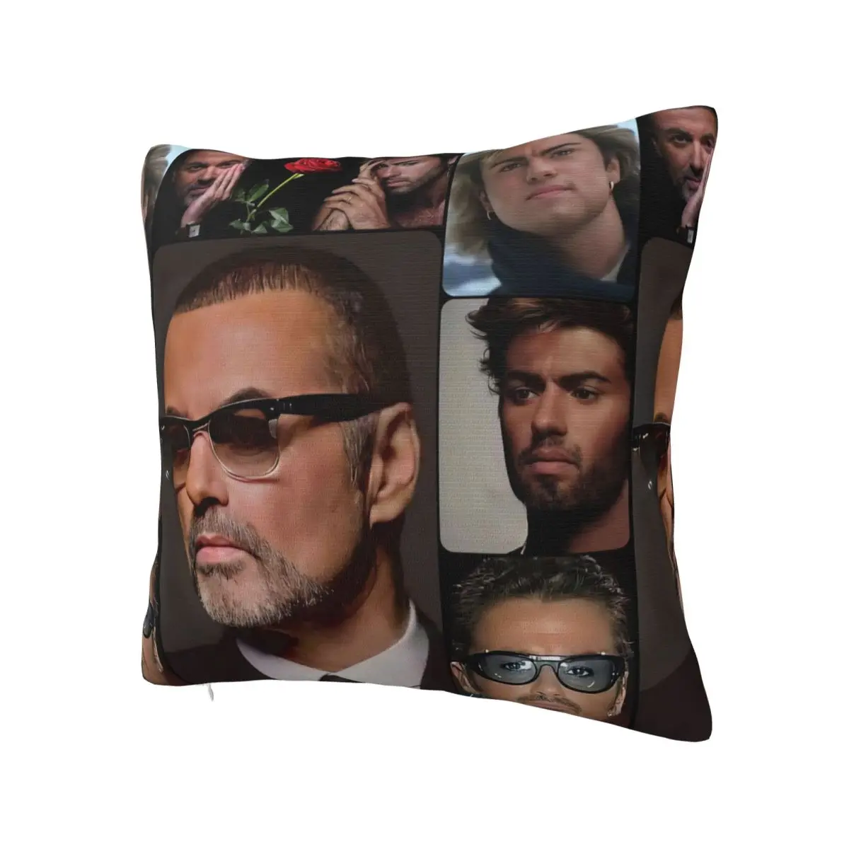 George Michael British Singer Pillow Cover Soft Pillow Case Cushion Cover Retro Trendy Graphic Pillowcases For Home Decorative