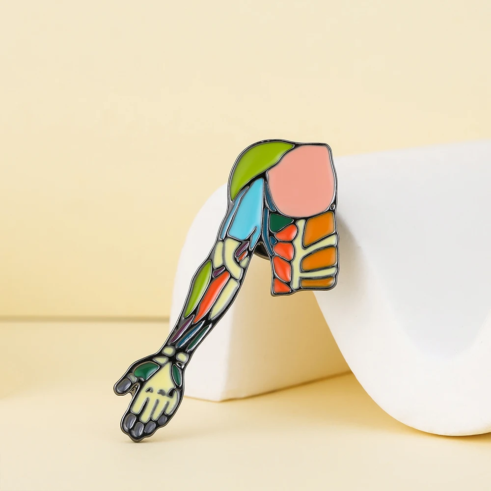 

Minimalist Anatomical Brain Brooch Science Themed Jewelry Daily Wear For Medicine Staff Fashion Nurse Accessories Brooch