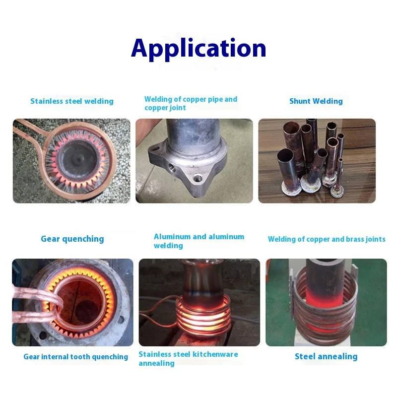 Low Price Handheld Heating 10KW 20KW Copper Aluminum Tube Stainless Steel Welding High-Frequency Induction Brazing Machine