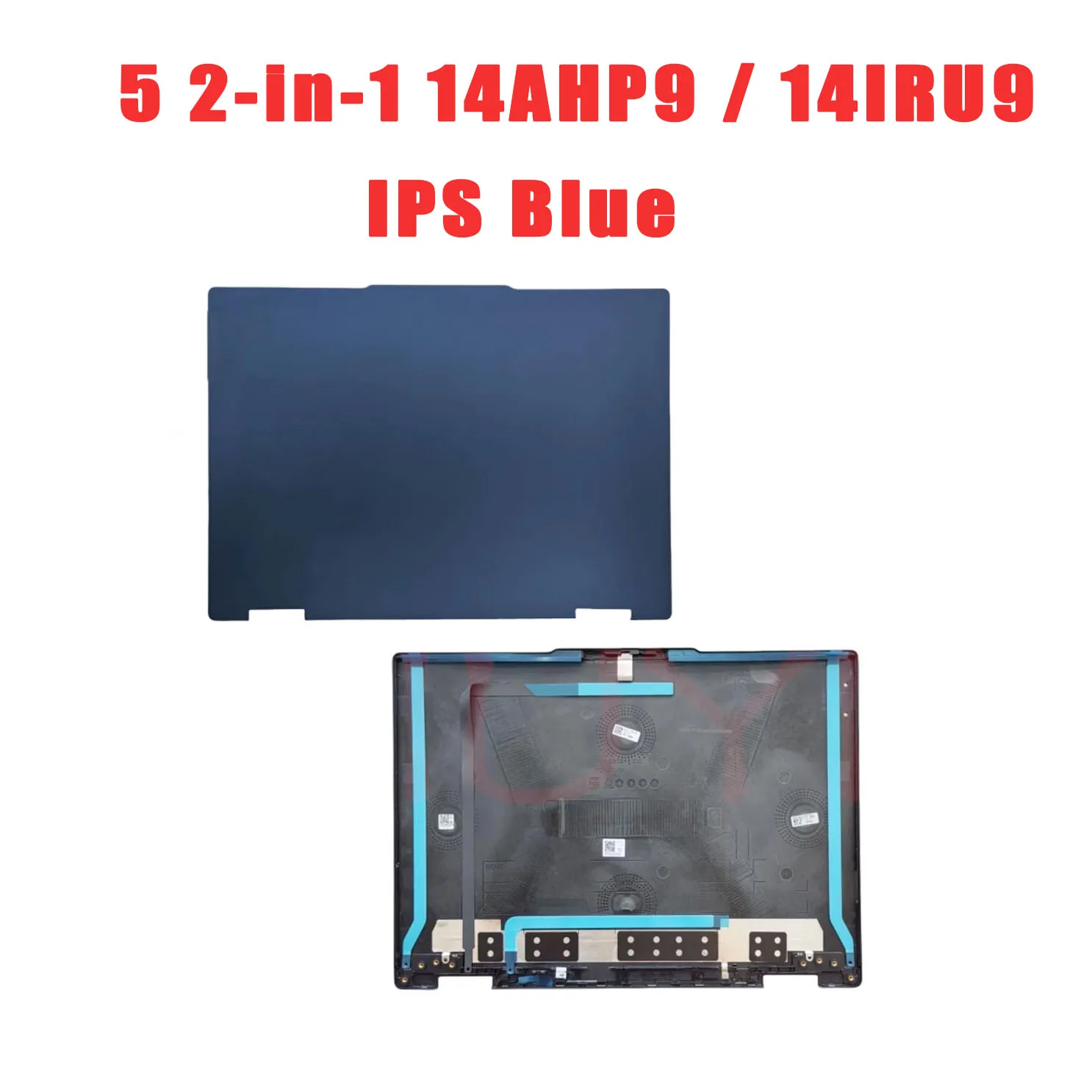 Laptop LCD Top Abdeckung Für Lenovo Für Ideapad 5 2-in-1 14AHP9 5 2-in-1 14IRU9 OLED/IPS Zurück Abdeckung Blau/Grau Kunststoff Neue