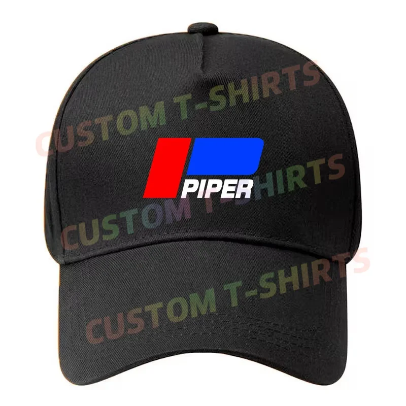 

Black Cap New Piper Aircraft Logo Baseball Cap Snapback Caps Casquette Hats Fitted Casual Gorras Hip Hop Dad Hats Unisex