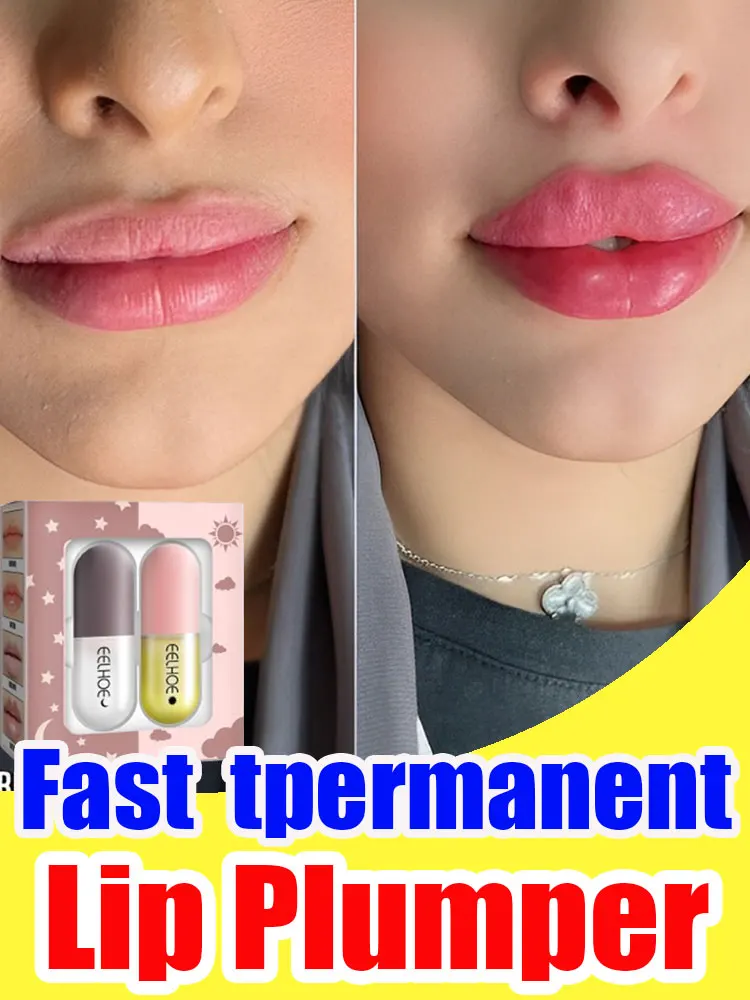 Lip Plump Serum Increase Lips Elasticity Instant Volumising Essential Oil Reduce Fine Lines