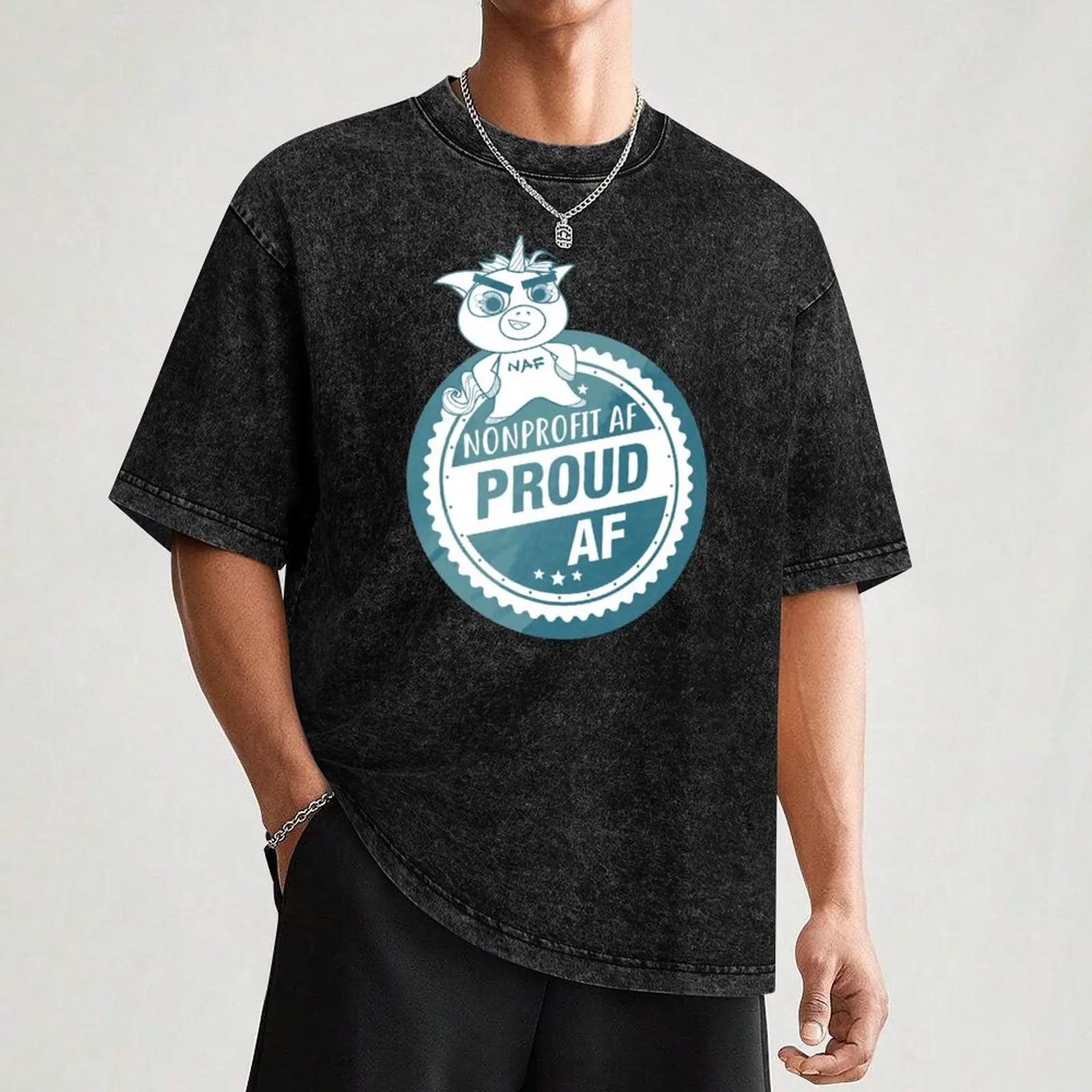 Nonprofit AF, Proud AF T-Shirt Trend Art Print T-Shirt