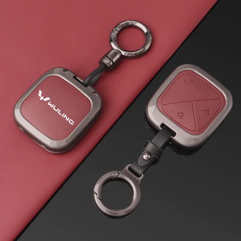 Premium Zinc Alloy Key Cover Case for Wuling Victory 2021-2022 Flagship Edition - Protective Key Fob Shell Keybag Keychain