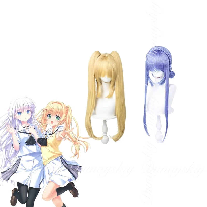 جيوب الصيف لعبة آو سوراكادو وتسوموجي وينديرز تأثيري مع الباروكات الأصفر الأزرق مع الأبيض الأصفر JK تأثيري حلي البدلة الكاملة