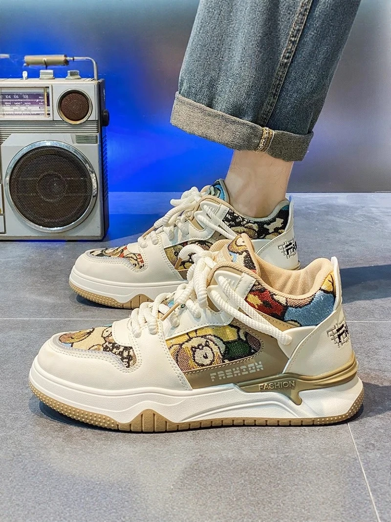 

Putian Men's Shoes 2026 New Summer Youth Thick Bottom Heightening Anti-slip Original High-grade Board Shoes Sporty Casual Sne...