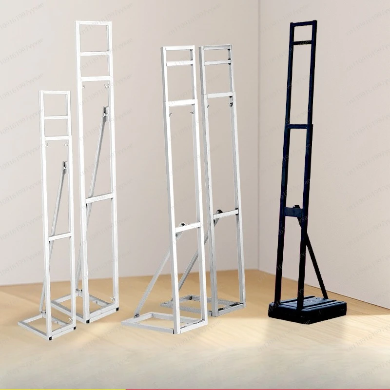humanoid standing sign wedding background board telescopic poster support frame vertical floor billboard