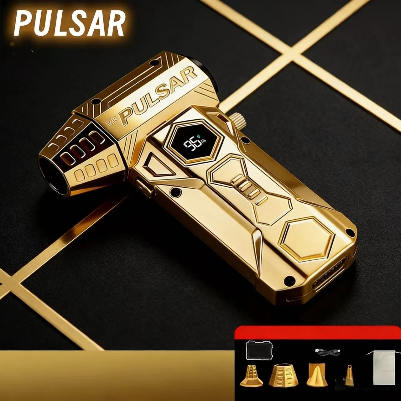 Souffleur d'air super puissant X11, 990000 tr/min, outil de dépoussiérage d'air comprimé, fonction PowerDisplay, soufflage sous vide et ventilateur à Jet