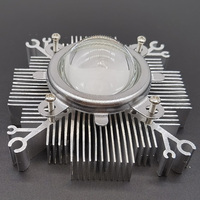 20W 30W 50W Aluminium cob led heatsink+44mm lens for led cooling DIY Led grow chip Light