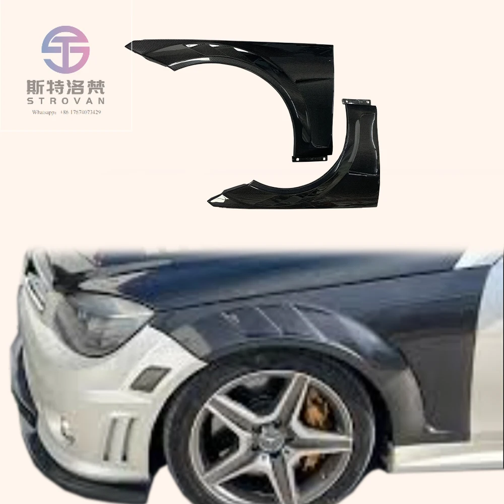 

For C Class W204 C63 (Only) 4 Door 08-14 ADL Style Vented Carbon Front Fender