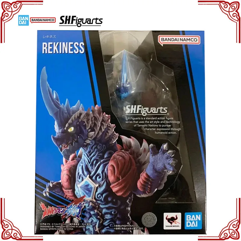 In Stock Genuine Bandai Ultraman Model Kit SHF Rekiness Anime Action Figure Collection Finished Model Boys Toys Birthday Gifts