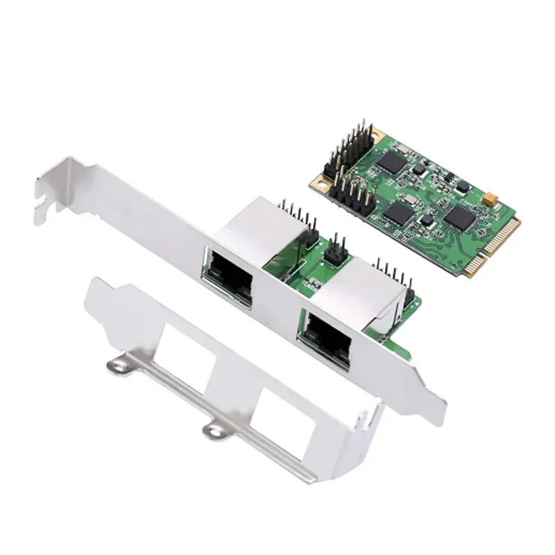 scheda-controller-ethernet-gigabit-doppia-mini-pci-express-10-100-1000-base-t-per-rete-lan