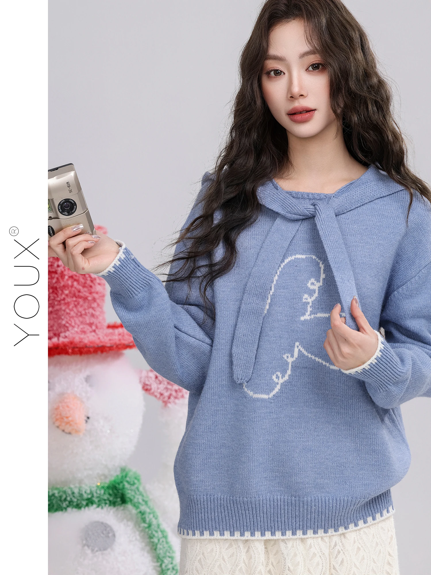 

Winter New Lazy Design Hat Sweatirt Women's Floral Embroidery Kangaroo ket Loose Fit Soft Polyester Casual Faion