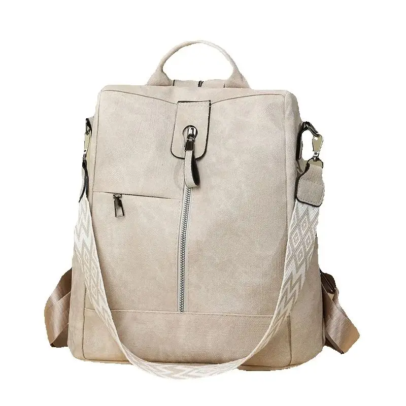 

Women Backpack Fashion Anti-theft Pu Leather Shoulder Bag Lightweight Travel Ruchksack Casual Soft Multifunctional Female Bag